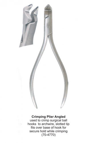 Dental Ortho Instruments Crimping Plier Angled image 0