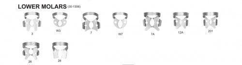 Rubber Dam Clamps Lower Molars image 0