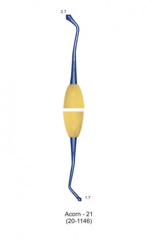 Blue Titanium Coated Burnisher Acorn-21 image 0