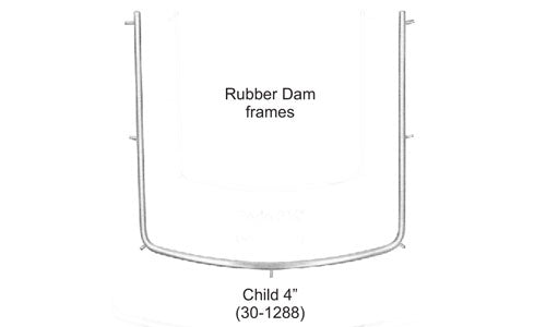 Rubber Dam Frame - Child 4 Inch image 0