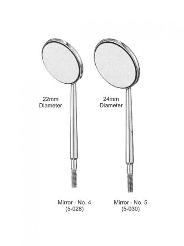 Front Surface Single Sided Mouth Dental Mirror Box/12 image 0