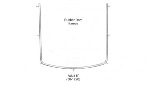 Rubber Dam Frame - Adult 5 Inch image 0