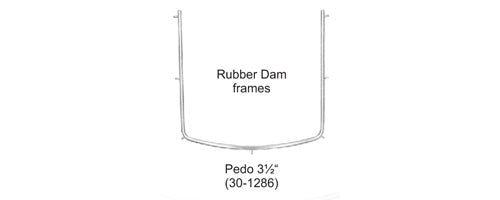 Rubber Dam Frame - Pedo 3.5inch image 0