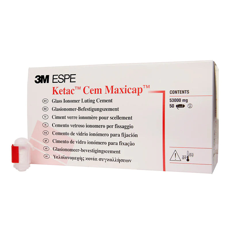 Ketac-Cem Radiopaque Permanent Glass Ionomer Luting Cement - Maxicap Capsules (50/pk) image