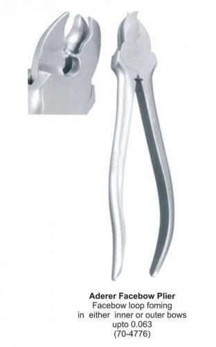 Dental Ortho Instruments Aderer Facebow Plier image 0