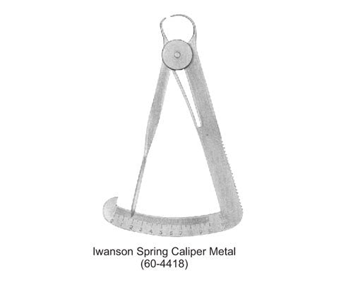 Dental Scalpel Blades, Handles and Caliper Iwanson Spring Caliper Metal image 0