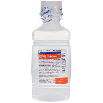 Saline 0.9% Sodium Chloride 500ml Bottle image 0