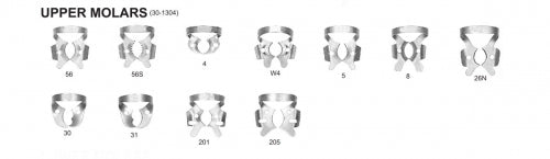 Rubber Dam Clamps Upper Molars image 0