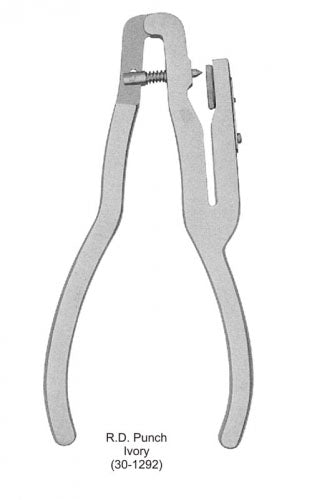 Rubber Dam Punch Ivory image 0