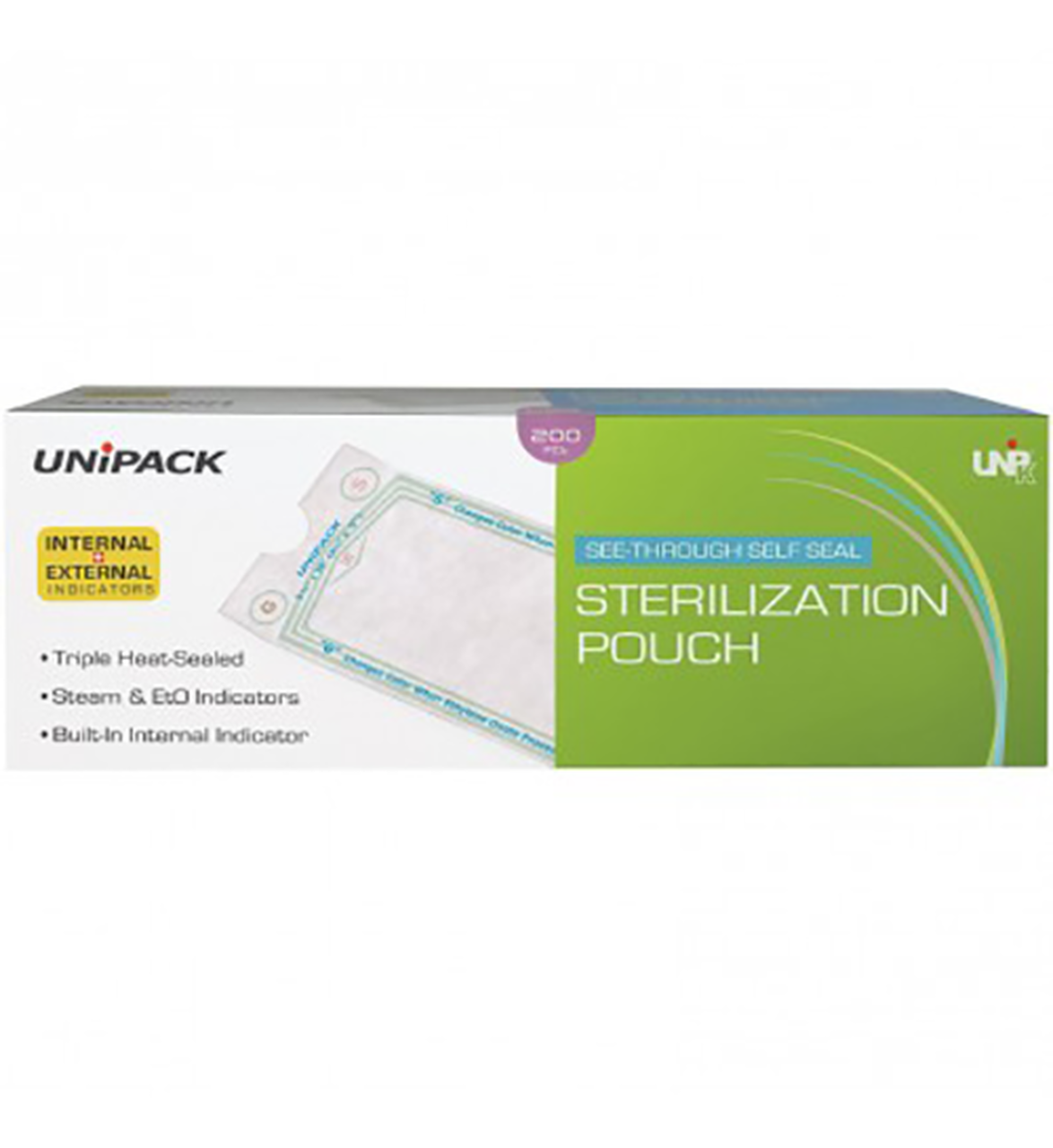 Sterilization Pouches. Class 4 - 5-1/4" X 11" (200/bag) image 0