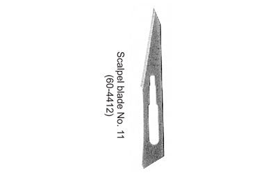 Dental Scalpel Blades, Handles and Caliper Scalpel Blade No. 11 image 0
