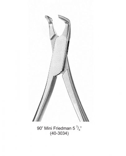 Dental Bone Rongeur Mini Friedman 90 degree 5.75†image 0