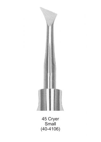 Dental Root Elevator 45 Cryer Small image 0