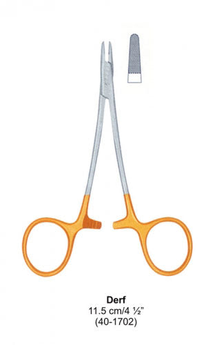 Dental Needle Holder with TC Tip Derf 11.5 cm image 0