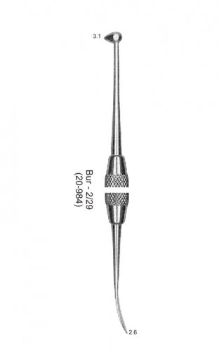 Burnisher Bur-2/29 With French Tip image 0