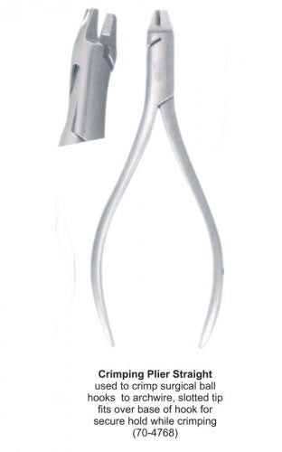 Dental Ortho Instruments Crimping Plier Straight image 0