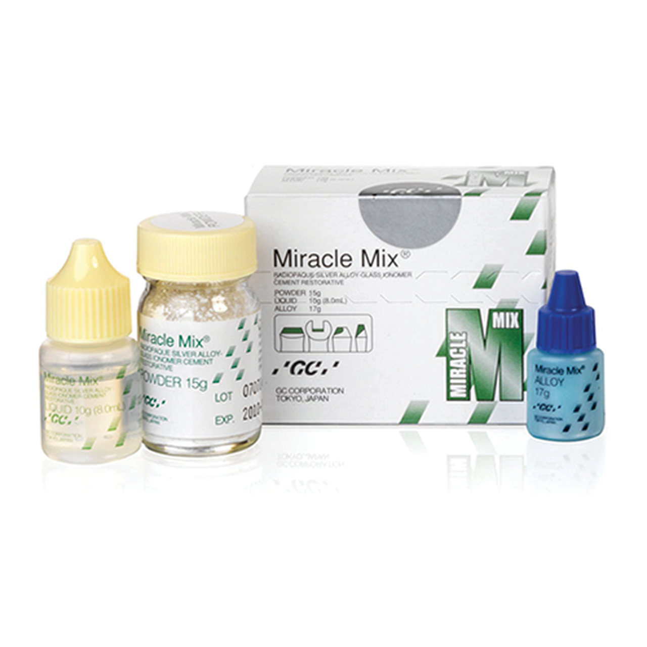 Miracle Mix Complete Kit 15gm Powder, 10mL liquid &17gm Alloy image 0