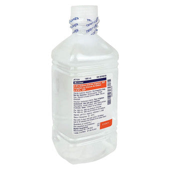Saline 0.9% Sodium Chloride 1L Bottle image 0