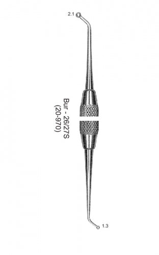 Burnisher Bur-26/27S With French Tip image 0