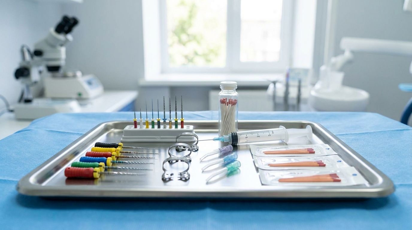 Endodontic supplies for root canal treatment