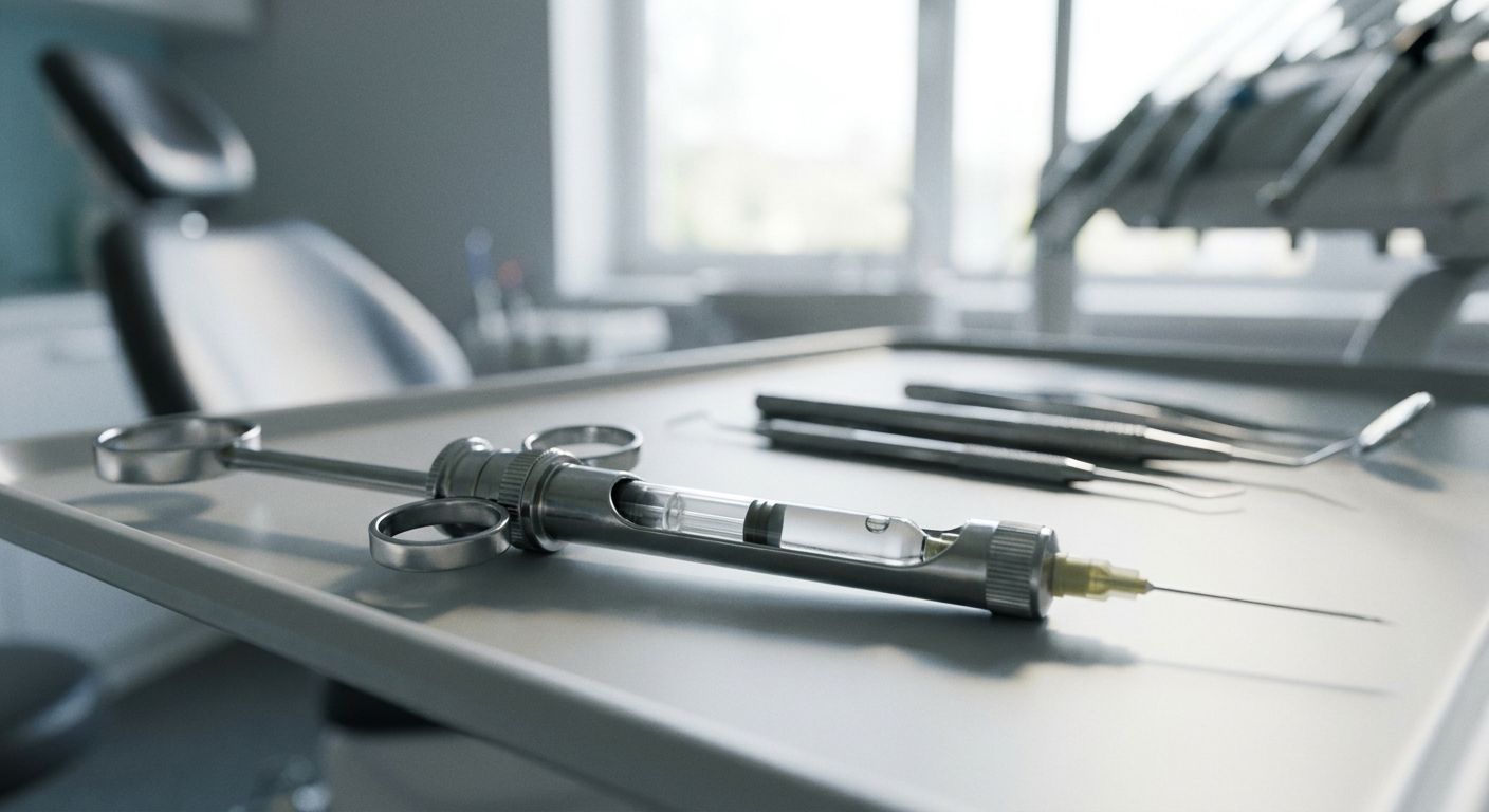 Dental syringes for local anesthesia delivery