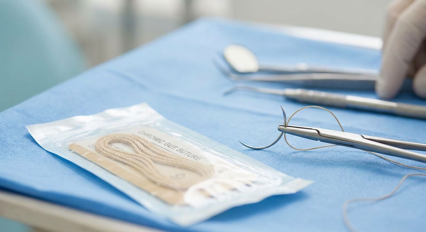Sutures for oral surgery and extraction closure