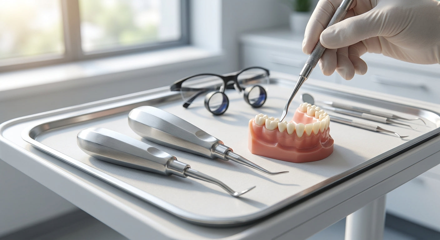 Luxating elevators for atraumatic tooth extraction