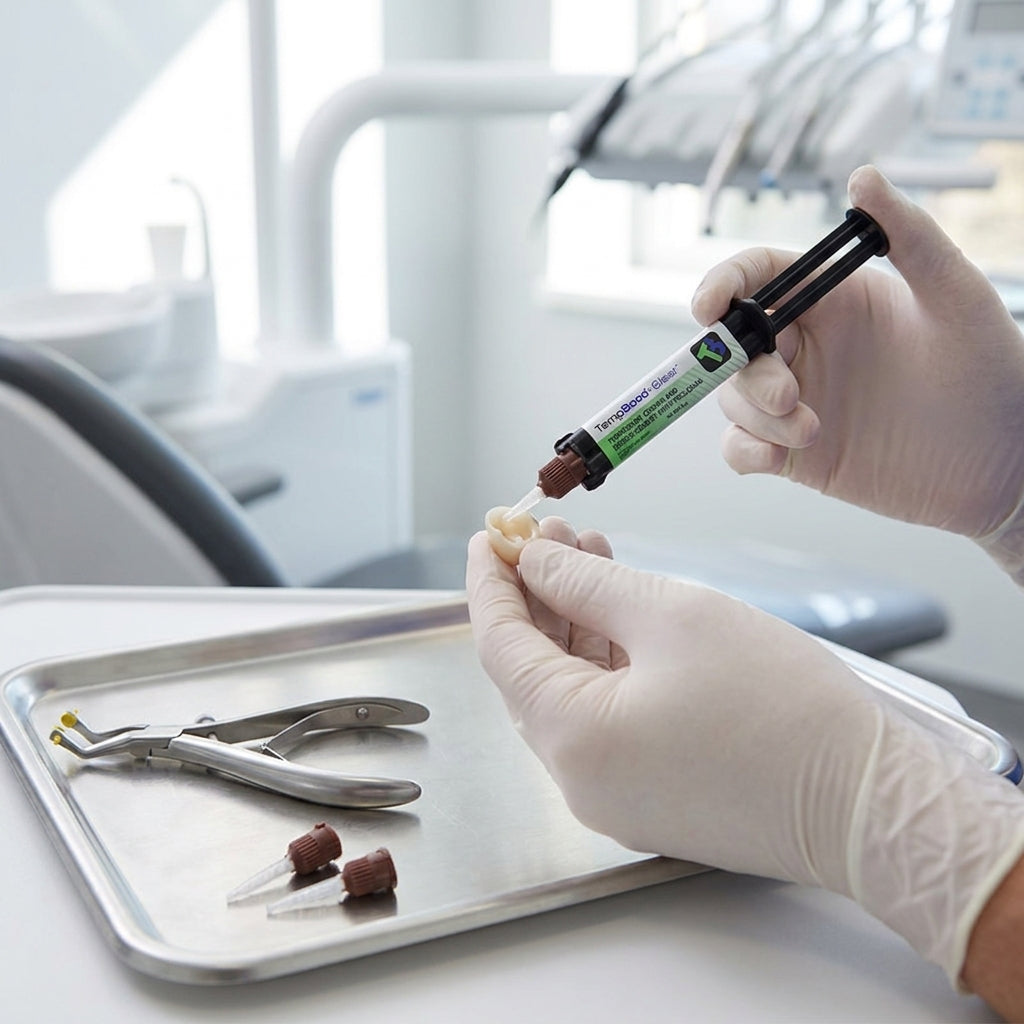 How to choose temporary dental cement for crowns