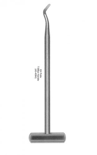 Dental Root Elevator 6X Potts T-BBar Handle image 0