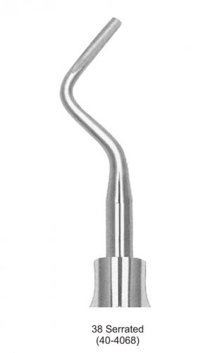 Dental Root Elevator 38 Serrated image 0