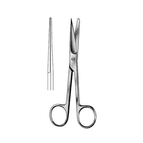 Scissor Surgical Sh/Bl Str 14.5 cm