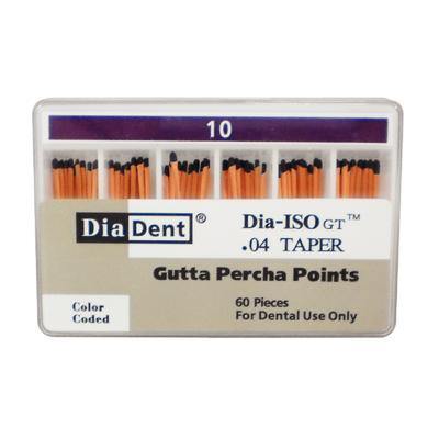 Dia-ISO GT Gutta Percha Points  0.04 Taper, Slide Package 60/Box - 3Z Dental