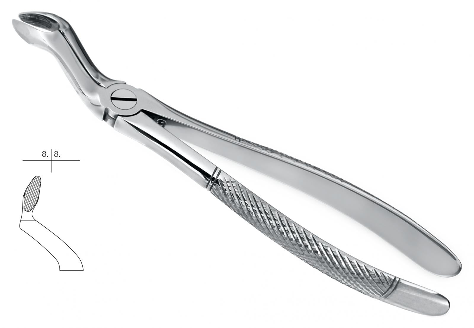 Dental Extraction Forceps European Type 67 Upper Wisdoms