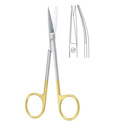 Dental Scissor with Carbide Tip Wagner Straight 11.5 cm