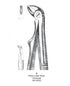 Dental Pedodontic Extraction Forceps European Type B Pedo Lower Root, Universal image 0