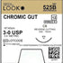 Sutures. Chromic Gut. 525B 3-0 18" C-6 3/8 Circle 19mm 12/Pk image 0