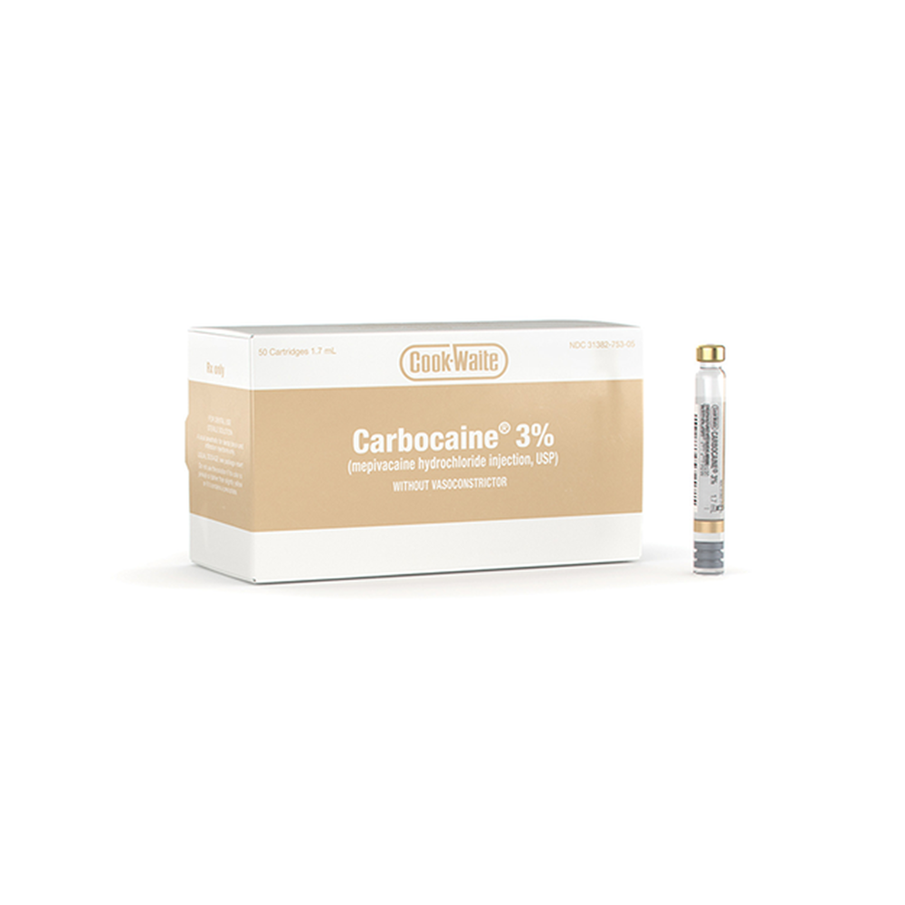 Carbocaine 3% Plain. 50/Pk image 0
