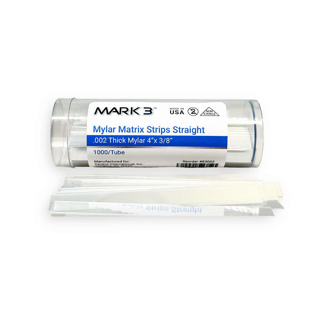 Mylar Matrix Strips 0.002 4" x 3/8" Straight 1000/pk. image 1