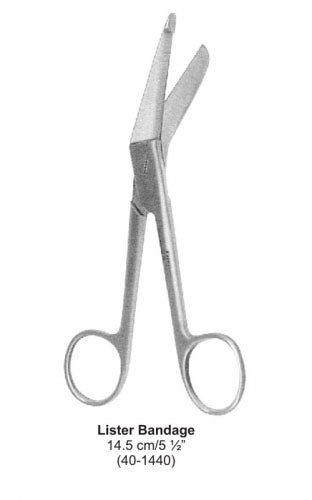 Dental Scissor Lister Bandage 14.5 cm image 0