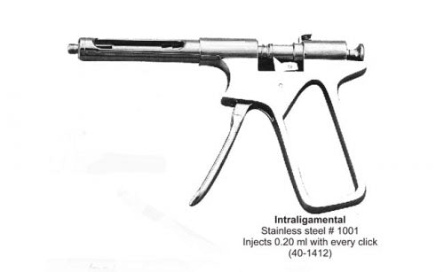 Aspirating Syringe Intraligamental With Inodized Handle # 1001 image 0