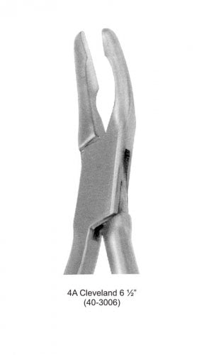 Dental Bone Rongeur 4A Cleaveland 6.5â€ image 0