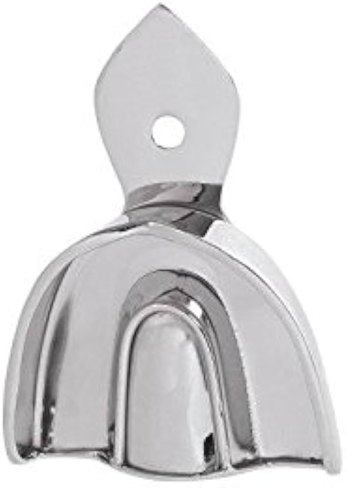 Impression Tray Kit Metal-Solid Assorted set of 6
