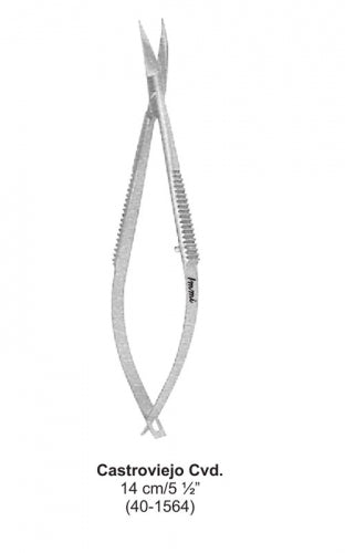 Dental Scissor Castroviejo Cvd 14 cm image 0