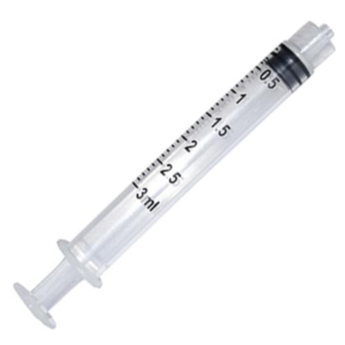 Luer Lock 3cc Syringe ONLY 100/bx