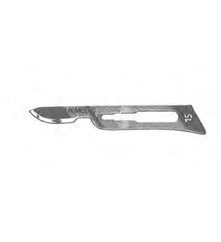 AL Scalpel Blade 15 Carbon Sterile 100/Bx image 0