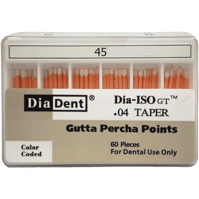 Dia-ISO GT Gutta Percha Points  0.04 Taper, Slide Package 60/Box