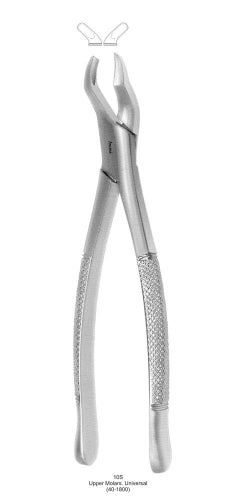 Dental Tooth Extraction Forceps American Type 10S Upper Molars. Universal image 0