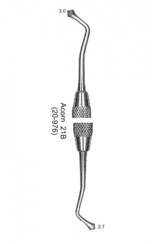 Burnisher Acorn 21B With French Tip image 0