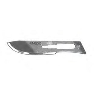AL Scalpel Blade 10 Carbon Sterile 100/Bx image 0