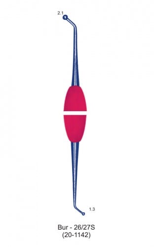 Blue Titanium Coated Burnisher Bur-26/27S image 0